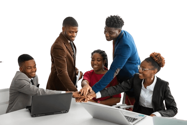 Professional team collaboration